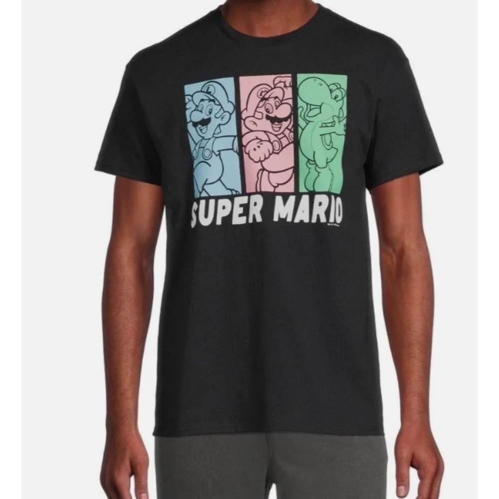 Nintendo Super Mario Closeups Men's Tee